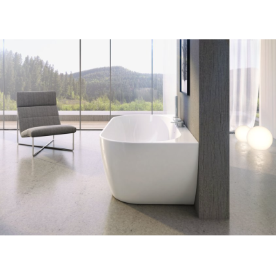 Ravak Freedom Wall 166x80 cm, glaudžiama prie sienos vonia, akrilas