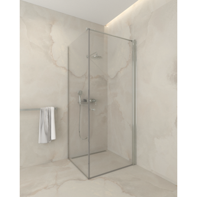 Brasta Glass Kristina dušo kabina, 100x100x200 cm, skaidrus stiklas, pasirinkite spalvą