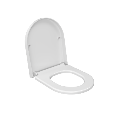 Bocchi Pakabinamo klozeto SC storas dangtis, blizgus baltas