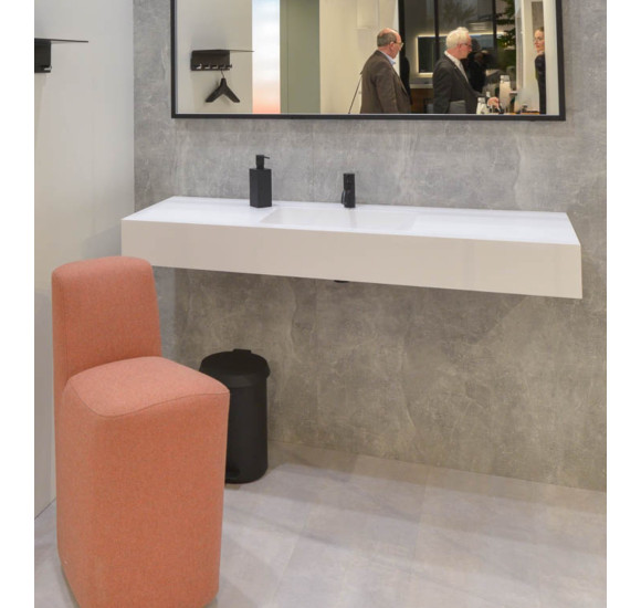 Balteco Standart nestandartinių matmenų praustuvas su stalviršiu nuo 600mm iki 1600mm