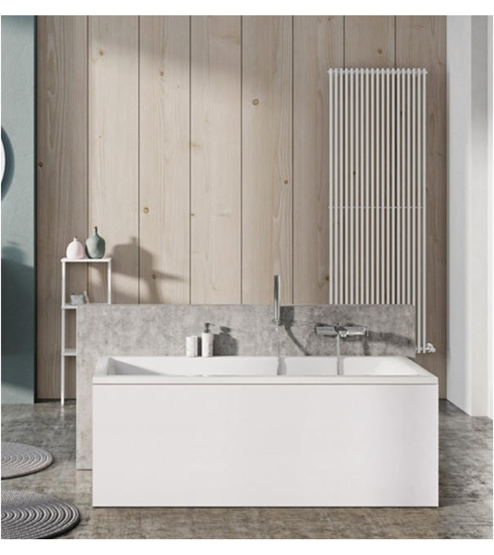 Balteco Forma akrilinės vonios komplektas: rėmas, apdaila L-formos ir sifonas, pasirinkite dydį