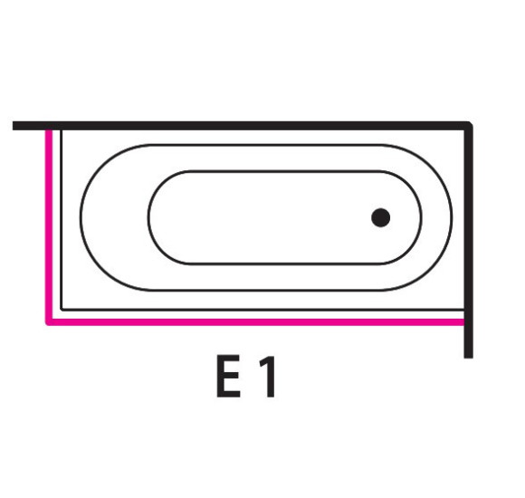 Balteco Forma akrilinės vonios komplektas: rėmas, apdaila L-formos ir sifonas, pasirinkite dydį