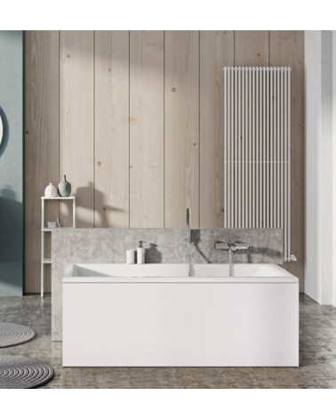 Balteco Forma akrilinės vonios komplektas: rėmas, apdaila L-formos ir sifonas, pasirinkite dydį