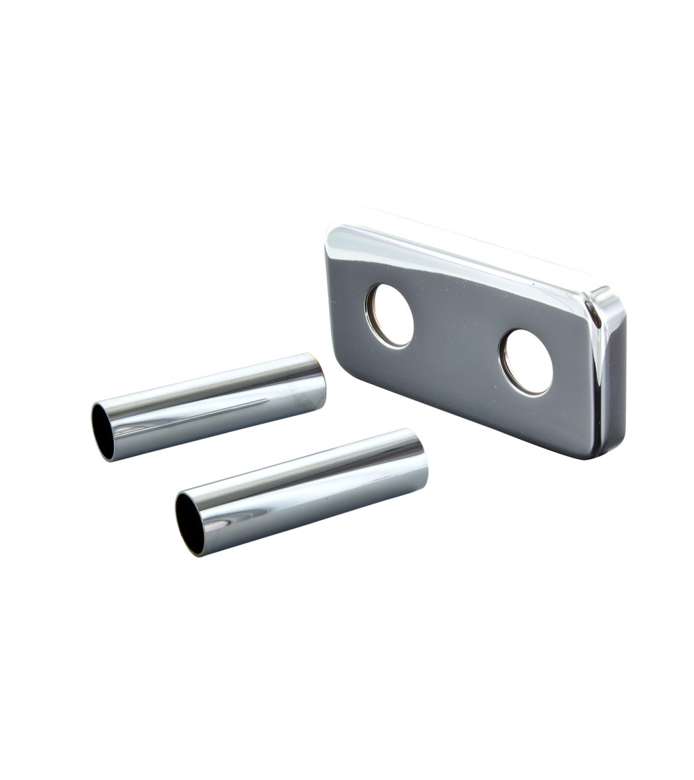 IŠPARDAVIMAS. Apdaila montavimui, chromas D25-L70mm, atstumas 50