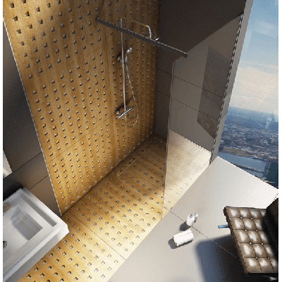 Stacionari dušo sienelė RAVAK Walk in Wall 60-160cm