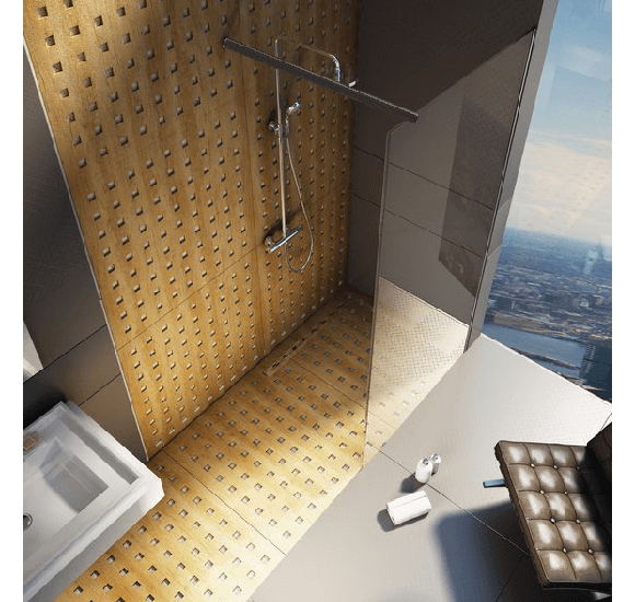 Stacionari dušo sienelė RAVAK Walk in Wall 60-160cm