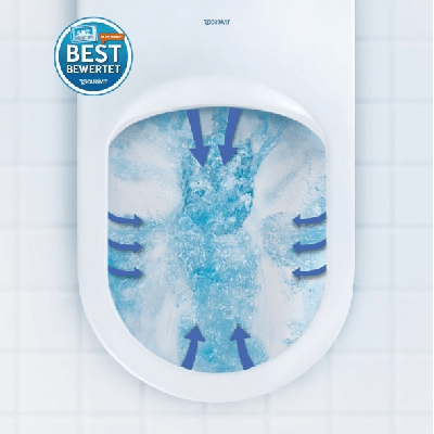 Duravit pakabinamas WC DuraStyle Rimless SensoWash unitazas, su dangčiu 370x620