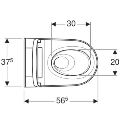 Geberit Sela Išmanusis klozetas su "Soft Close" dangčiu