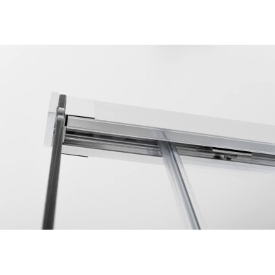 Brasta Glass Dušo kabina Milda SOFT 120x80cm, skaidrus stiklas, su "soft close" uždarymu