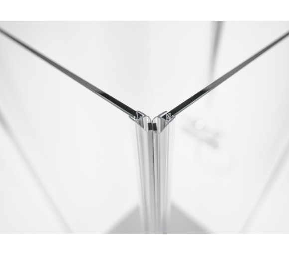 Brasta Glass Viktorija dušo kabina, 80x80x200 cm, skaidrus stiklas, pasirinkite spalvą