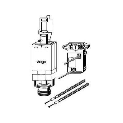 Viega vandens nuplovimo mechanizmas potinkiniam rėmui