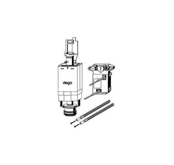 Viega vandens nuplovimo mechanizmas potinkiniam rėmui