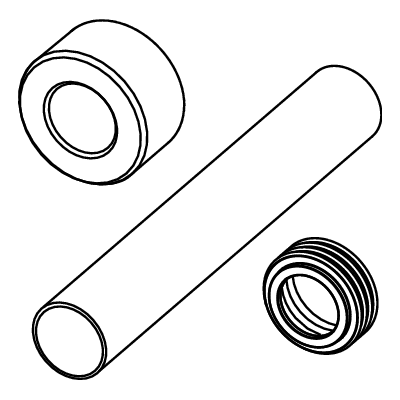 Tece pajungimo komplektas pastatomai keramikai, ilgis 30cm