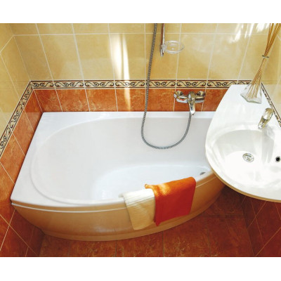 RAVAK pakabinamas akmens masės praustuvas Avocado, kairė pusė