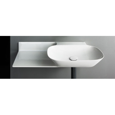 Pakabinamas/baldinis praustuvas su keraminiu stalviršiu Laufen Ino