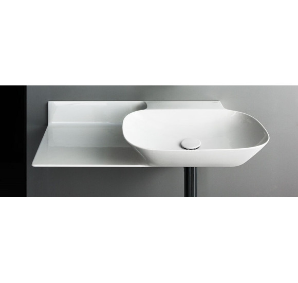 Pakabinamas/baldinis praustuvas su keraminiu stalviršiu Laufen Ino