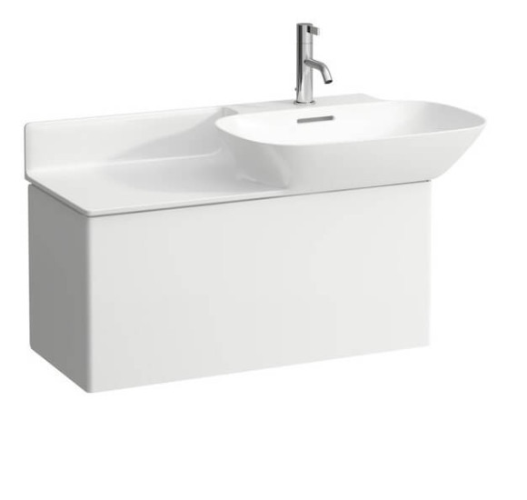 Pakabinamas/baldinis praustuvas su keraminiu stalviršiu Laufen Ino