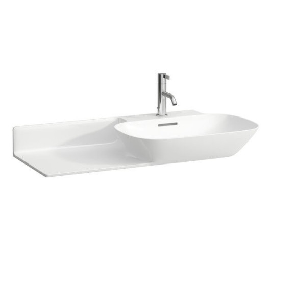 Pakabinamas/baldinis praustuvas su keraminiu stalviršiu Laufen Ino