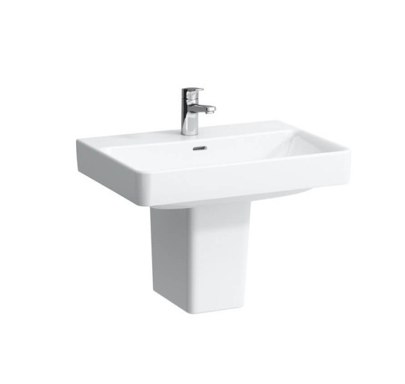 Laufen Pro S pakabinamas/baldinis praustuvas 65x46,5 cm, su persipylimo anga