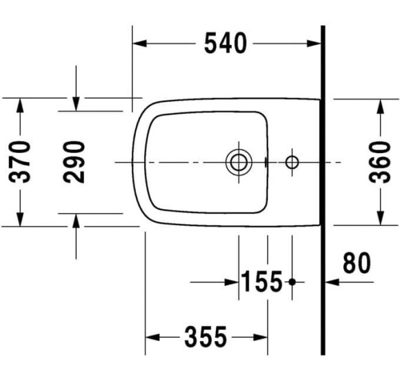 Pakabinama bide Duravit DuraStyle