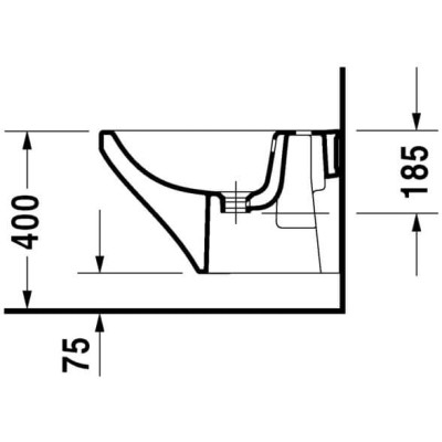 Pakabinama bide Duravit DuraStyle