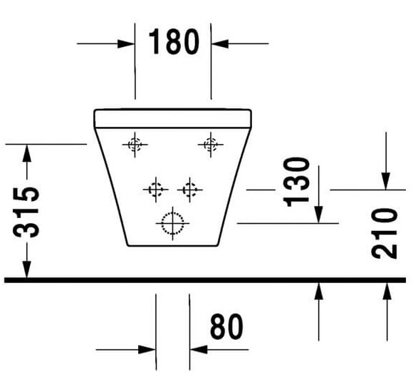 Pakabinama bide Duravit DuraStyle