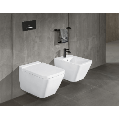 Villeroy & Boch Finion pakabinama bide, 375 x 560 mm su "Ceramic Plus" danga