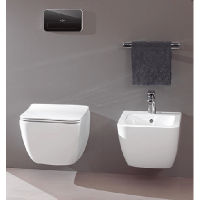 Villeroy & Boch Finion pakabinama bide, 375 x 560 mm su "Ceramic Plus" danga