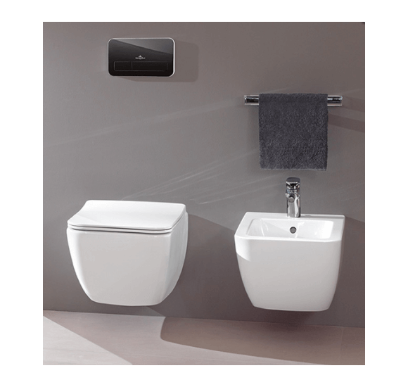 Villeroy & Boch Finion pakabinama bide, 375 x 560 mm su "Ceramic Plus" danga