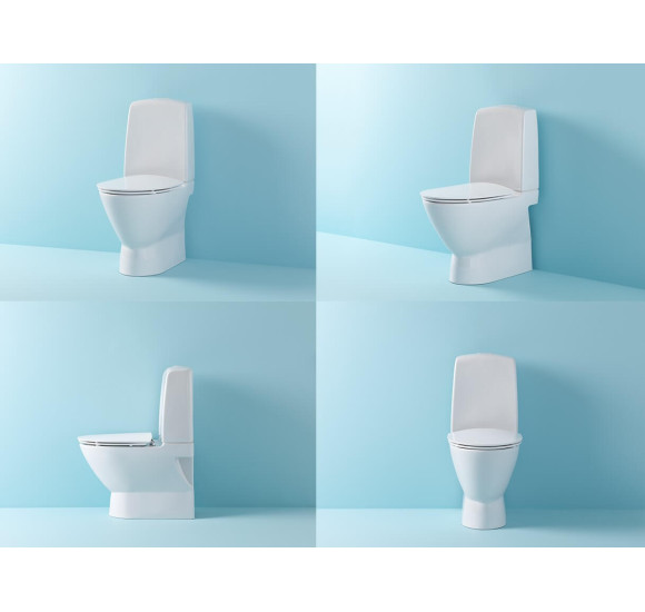 Ifo Spira Art 6240 pastatomas klozetas "Rimfree" be dangčio