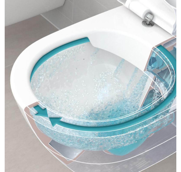 Villeroy&Boch Subway Rimless klozetas be bakelio ir dangčio