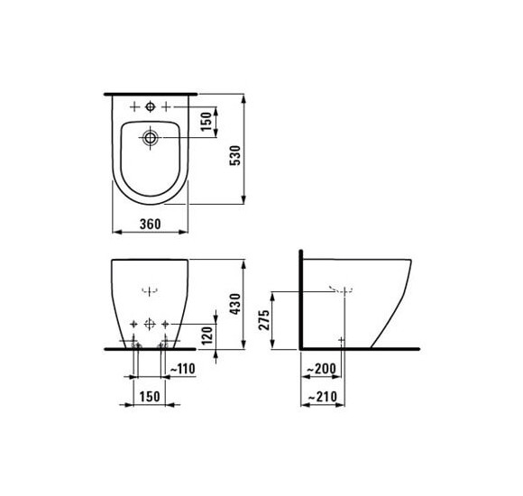 Laufen Pro prie sienos statoma bide