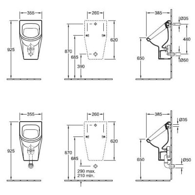Villeroy&Boch Omnia architectura pisuaras