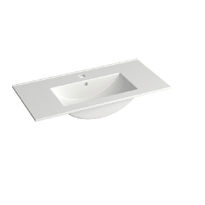 KAMĖ keramikinis praustuvas Luara, baltas