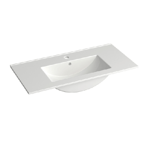 KAMĖ keramikinis praustuvas Luara, baltas