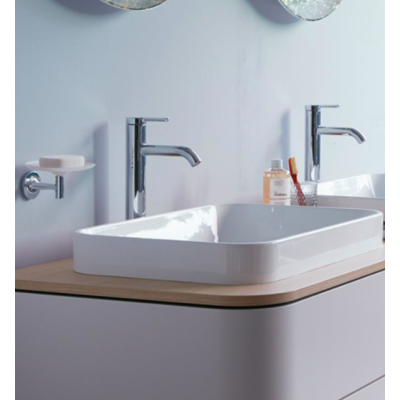 Duravit Happy D.2 Plus įleidžiamas praustuvas 400x400mm