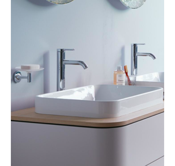 Duravit Happy D.2 Plus įleidžiamas praustuvas 400x400mm