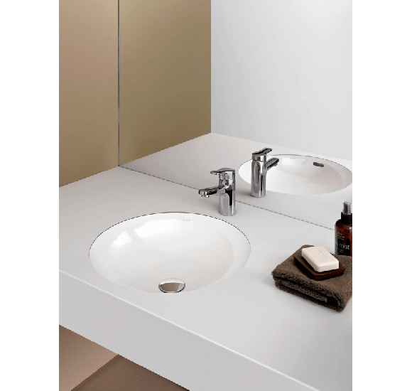 Laufen montuojamas po stalviršiu praustuvas 42x42 cm