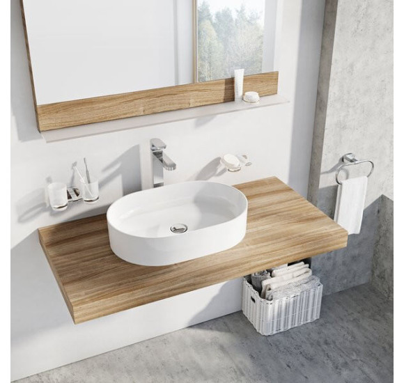 Ravak Ceramic O Slim pastatomas praustuvas, 550x370x120