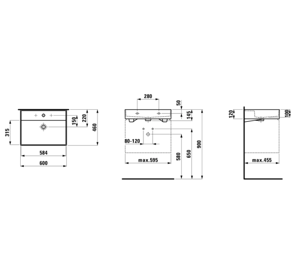 Praustuvas Kartel by Laufen 600x460