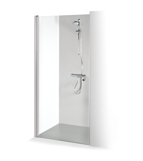 Brasta Glass Greta dušo durys, 80x200, skaidrus stiklas, pasirinkite spalvą