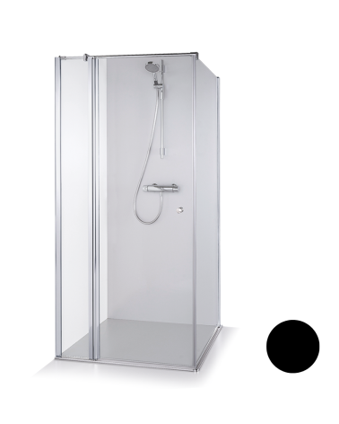 Brasta Glass Karina dušo kabina, 100x100x200, skaidrus stiklas, pasirinkite spalvą