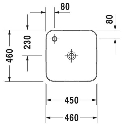 Pastatomas praustuvas Duravit Cape Cod (46cm)