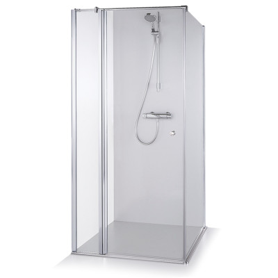 Brasta Glass Karina dušo kabina, 90x90x200, skaidrus stiklas, pasirinkite spalvą