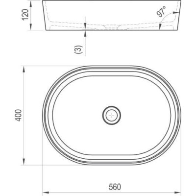 Ravak praustuvas Moon 2