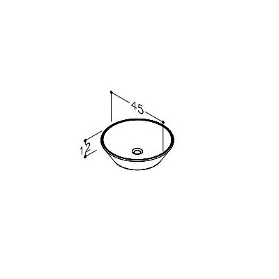 Keraminis praustuvas Kame Ciotola
