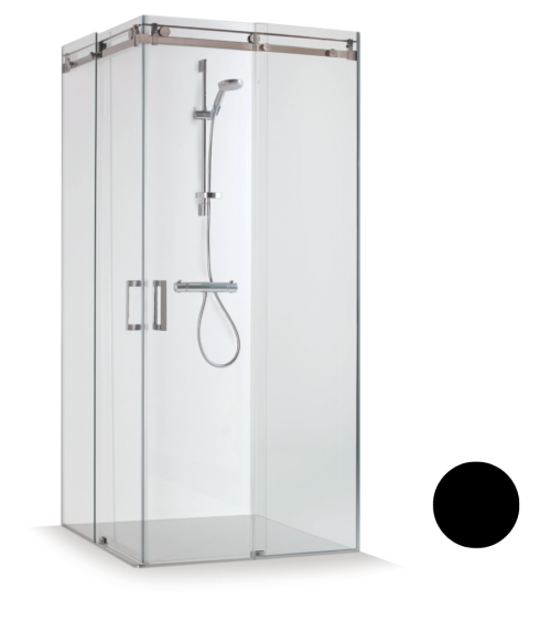 Brasta Glass Vesta dušo kabina, 90x90x200, skaidrus stiklas, pasirinkite spalvą