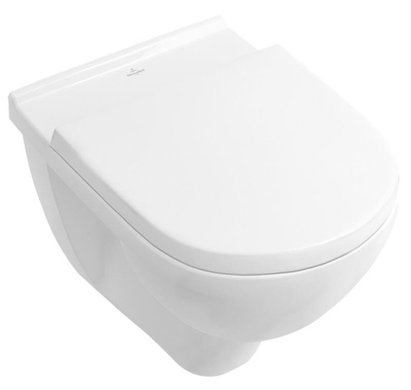 Villeroy&Boch O.Novo compact pakabinamas klozetas su lėtai nusileidžiančiu dangčiu
