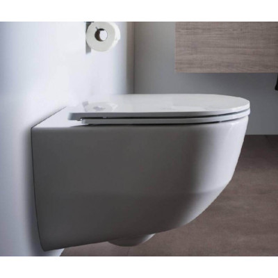 LAUFEN Pro New pakabinamas unitazas 'Rimless', su 'SoftClose' plonu dangčiu