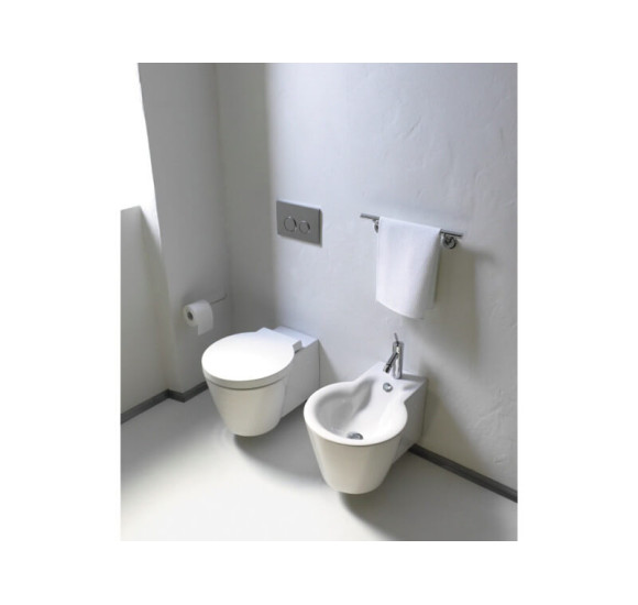Pakabinamas klozetas Duravit Starck 1 su Soft close dangčiu